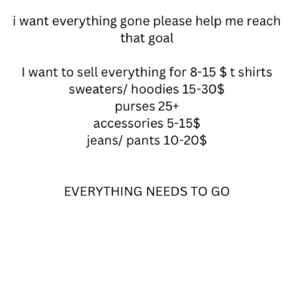 Buy everything and re sell! I am done